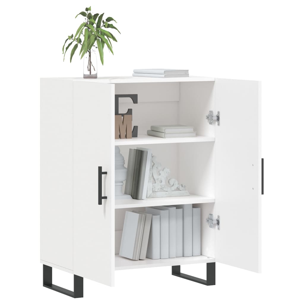 Dressoir 69,5x34x90 cm bewerkt hout wit is nu te koop bij PeponiXL, paradijselijk wonen!