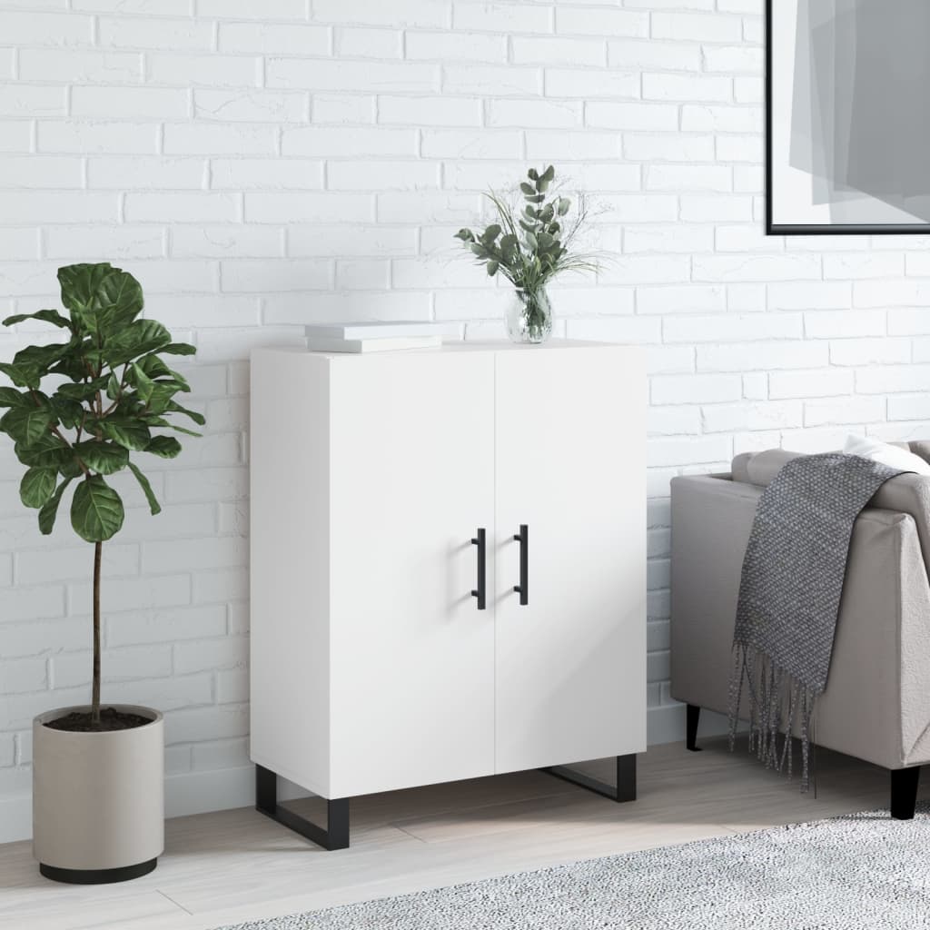 Dressoir 69,5x34x90 cm bewerkt hout wit is nu te koop bij PeponiXL, paradijselijk wonen!