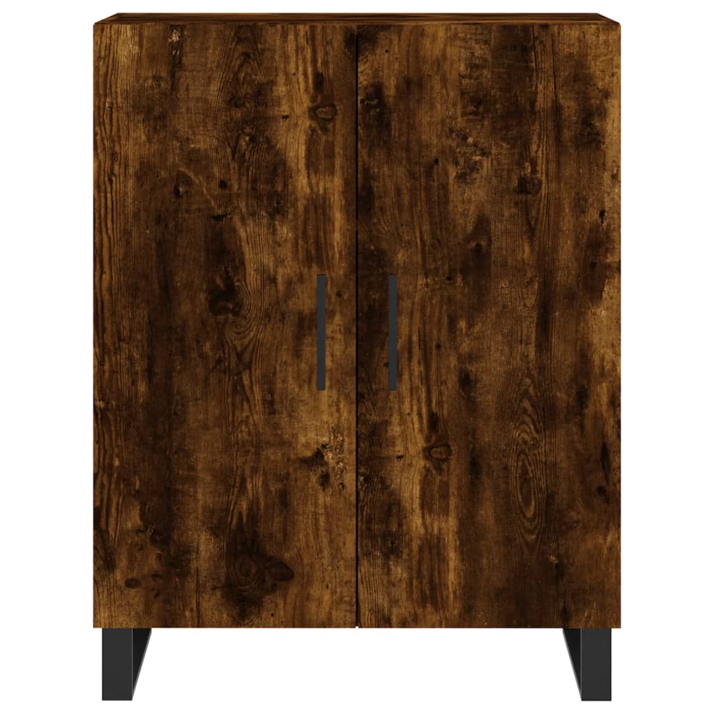 Dressoir 69,5x34x90 cm bewerkt hout gerookt eikenkleurig is nu te koop bij PeponiXL, paradijselijk wonen!