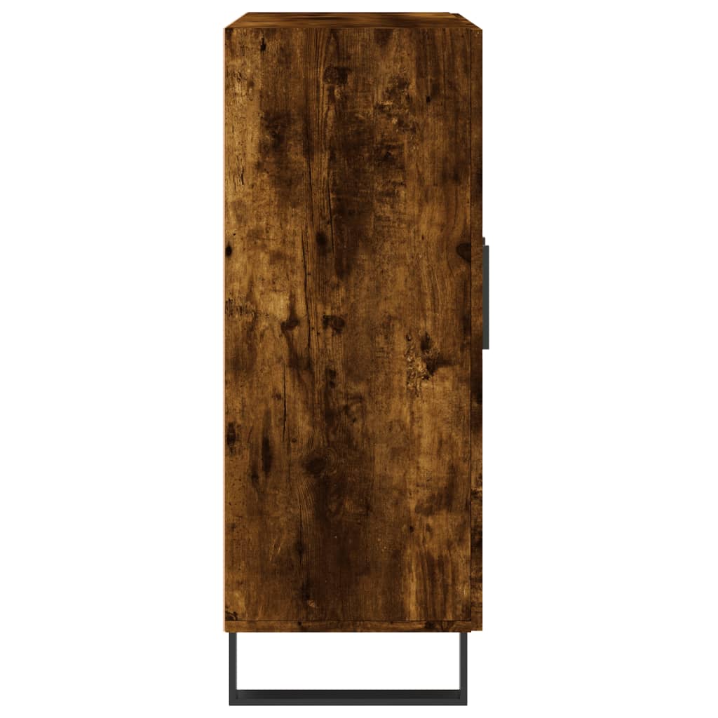 Dressoir 69,5x34x90 cm bewerkt hout gerookt eikenkleurig is nu te koop bij PeponiXL, paradijselijk wonen!