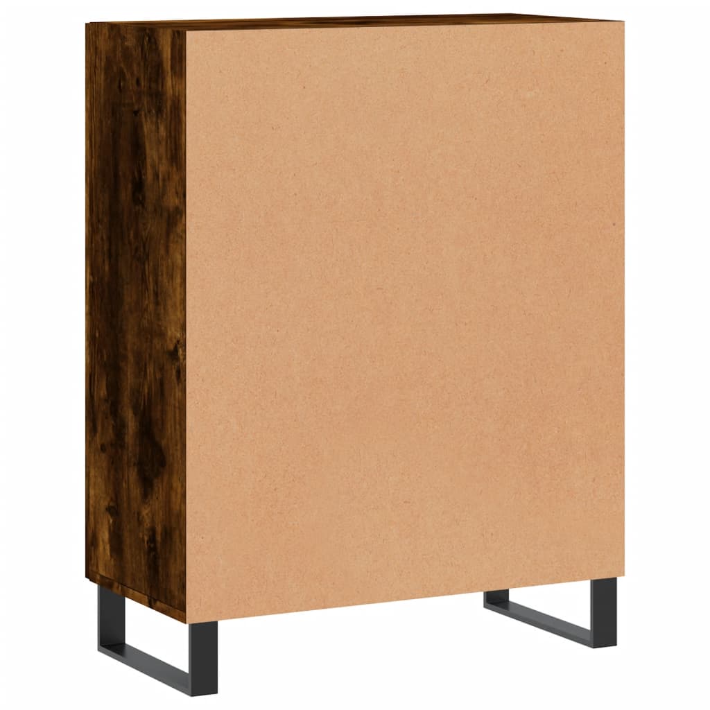 Dressoir 69,5x34x90 cm bewerkt hout gerookt eikenkleurig is nu te koop bij PeponiXL, paradijselijk wonen!