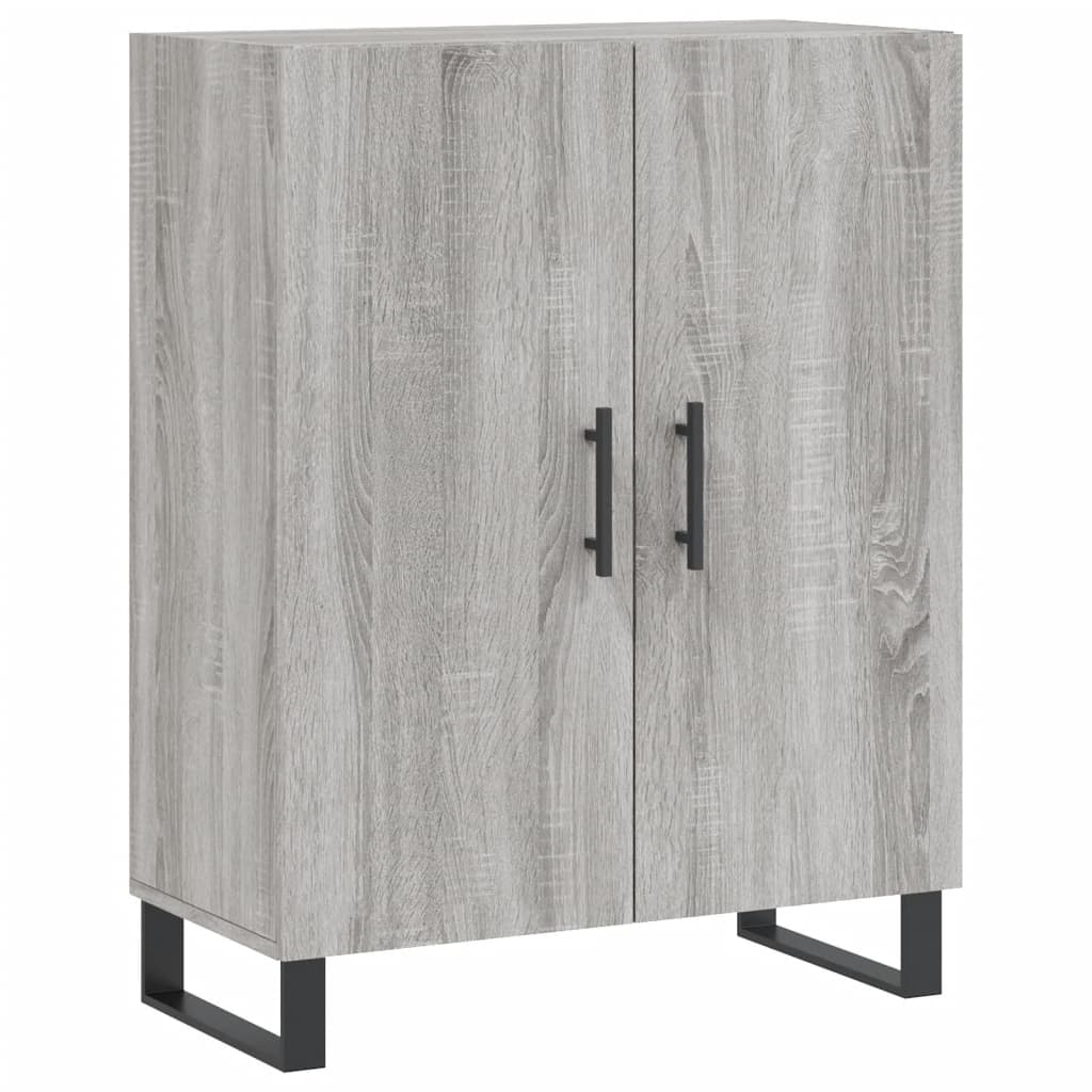 Dressoir 69,5x34x90 cm bewerkt hout grijs sonoma eikenkleurig is nu te koop bij PeponiXL, paradijselijk wonen!
