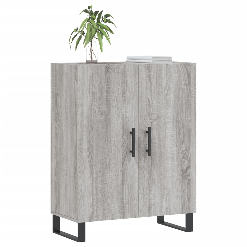 Dressoir 69,5x34x90 cm bewerkt hout grijs sonoma eikenkleurig is nu te koop bij PeponiXL, paradijselijk wonen!