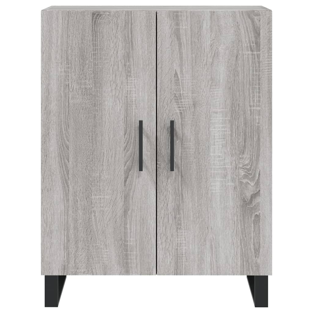 Dressoir 69,5x34x90 cm bewerkt hout grijs sonoma eikenkleurig is nu te koop bij PeponiXL, paradijselijk wonen!