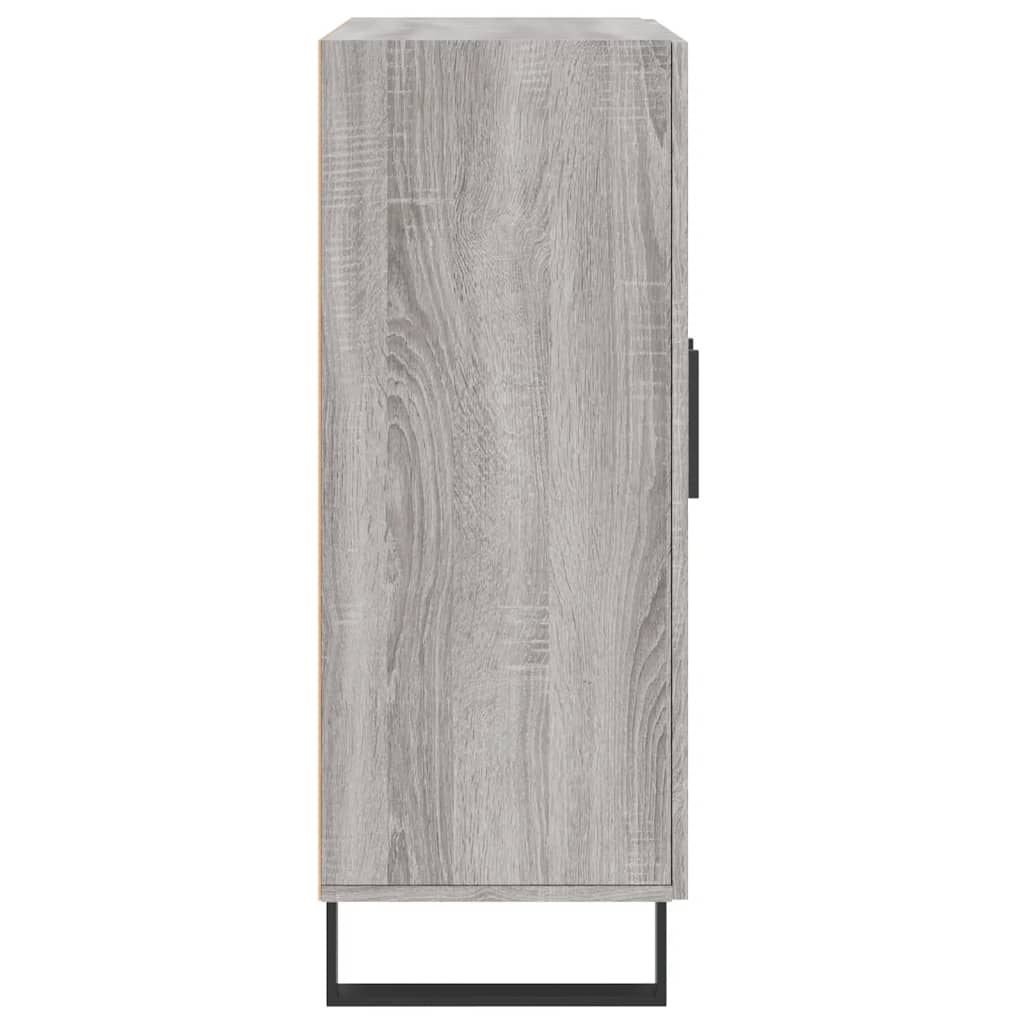 Dressoir 69,5x34x90 cm bewerkt hout grijs sonoma eikenkleurig is nu te koop bij PeponiXL, paradijselijk wonen!