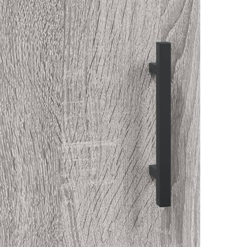Dressoir 69,5x34x90 cm bewerkt hout grijs sonoma eikenkleurig is nu te koop bij PeponiXL, paradijselijk wonen!
