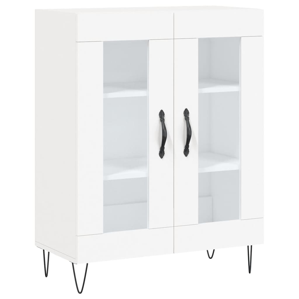 Dressoir 69,5x34x90 cm bewerkt hout wit is nu te koop bij PeponiXL, paradijselijk wonen!