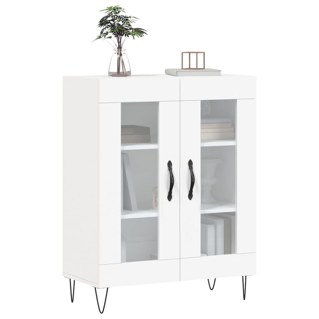 Dressoir 69,5x34x90 cm bewerkt hout wit is nu te koop bij PeponiXL, paradijselijk wonen!