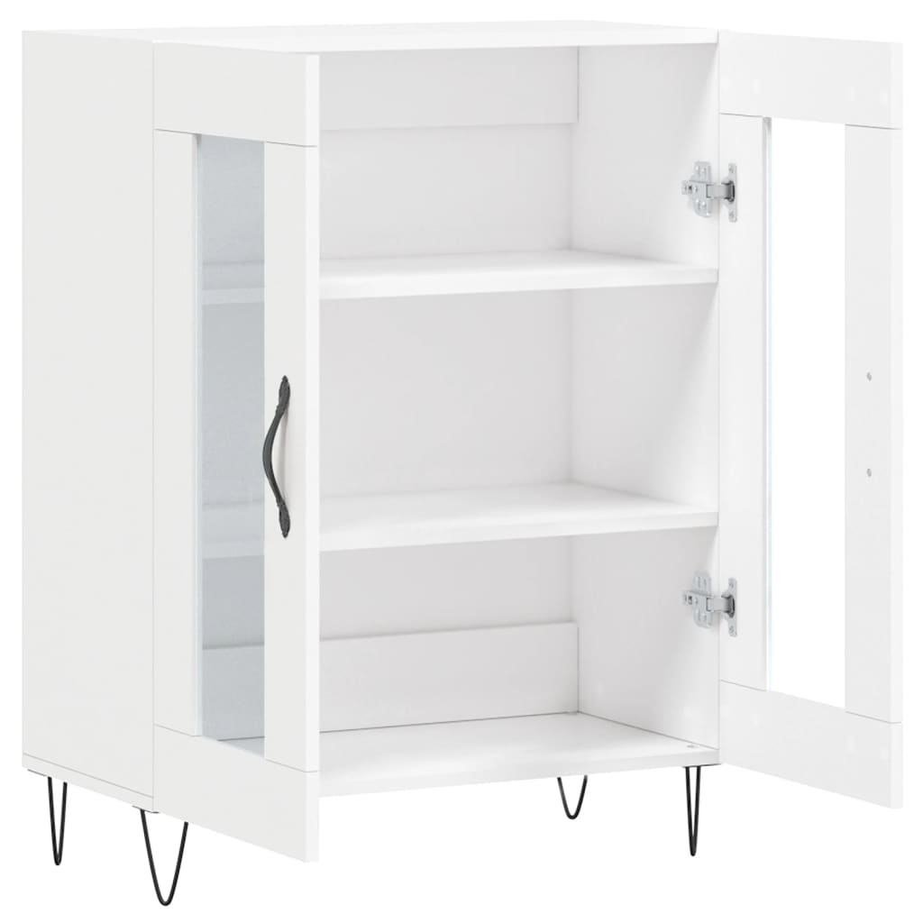 Dressoir 69,5x34x90 cm bewerkt hout wit is nu te koop bij PeponiXL, paradijselijk wonen!