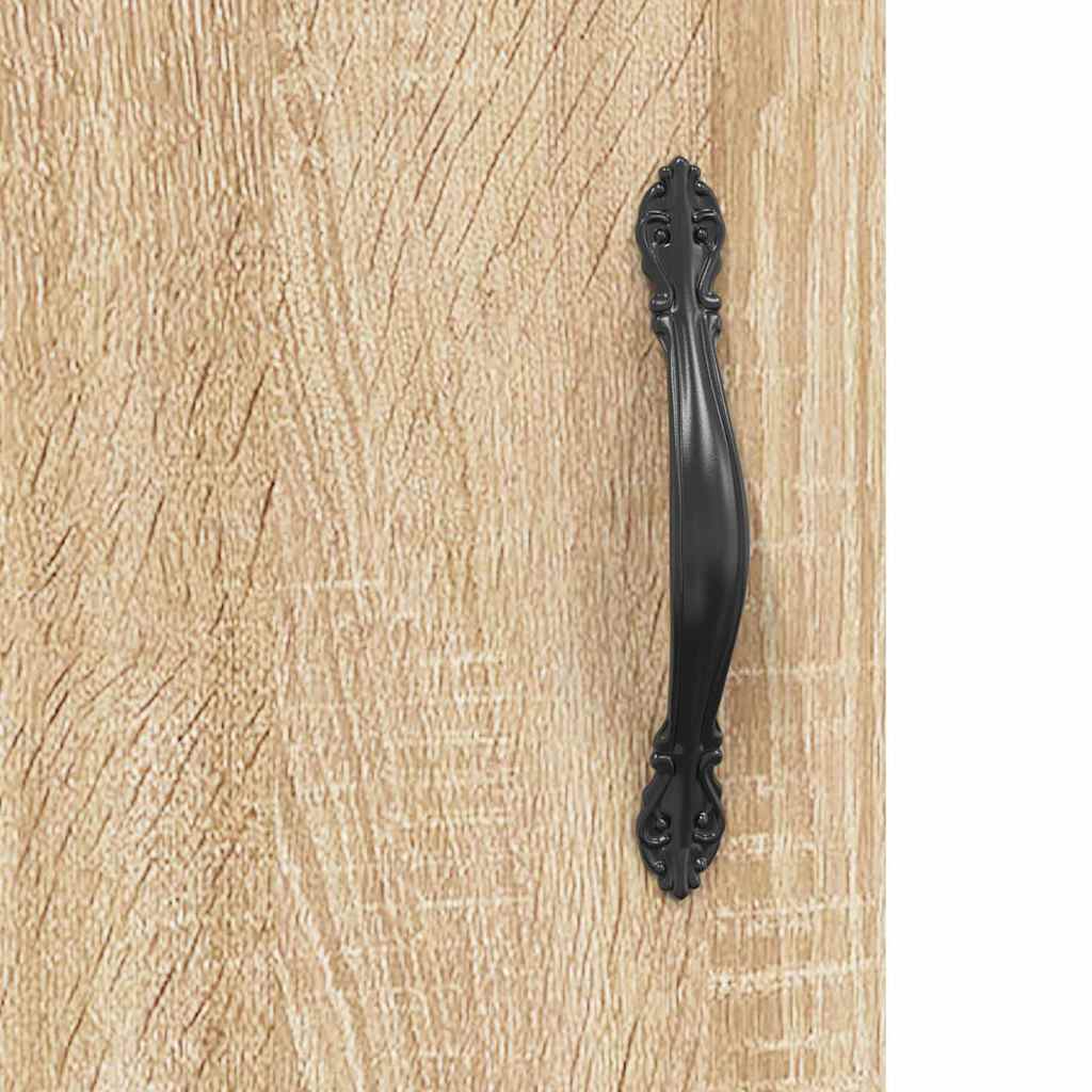Dressoir 69,5x34x90 cm bewerkt hout sonoma eikenkleurig is nu te koop bij PeponiXL, paradijselijk wonen!