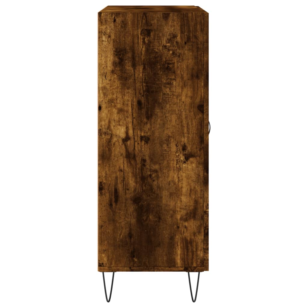 Dressoir 69,5x34x90 cm bewerkt hout gerookt eikenkleurig is nu te koop bij PeponiXL, paradijselijk wonen!
