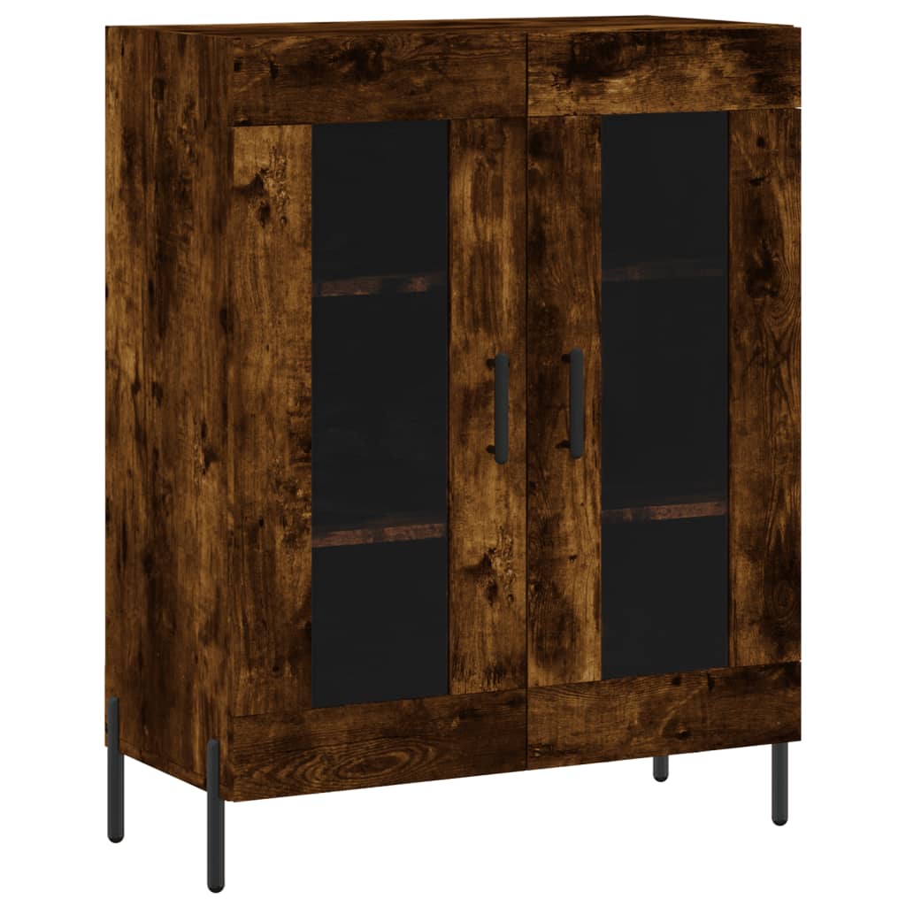 Dressoir 69,5x34x90 cm bewerkt hout gerookt eikenkleurig is nu te koop bij PeponiXL, paradijselijk wonen!