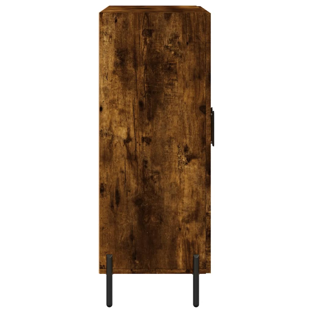 Dressoir 69,5x34x90 cm bewerkt hout gerookt eikenkleurig is nu te koop bij PeponiXL, paradijselijk wonen!
