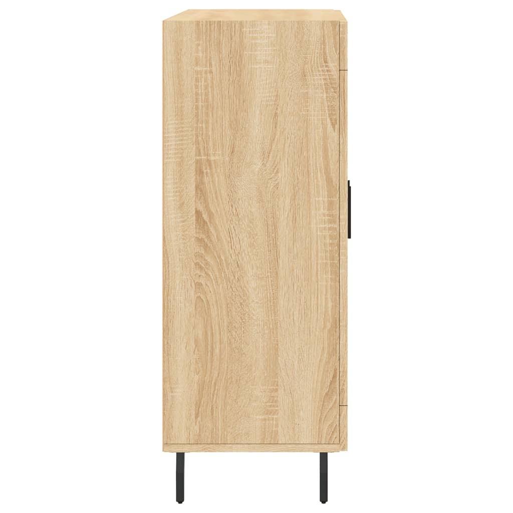Dressoir 69,5x34x90 cm bewerkt hout sonoma eikenkleurig is nu te koop bij PeponiXL, paradijselijk wonen!