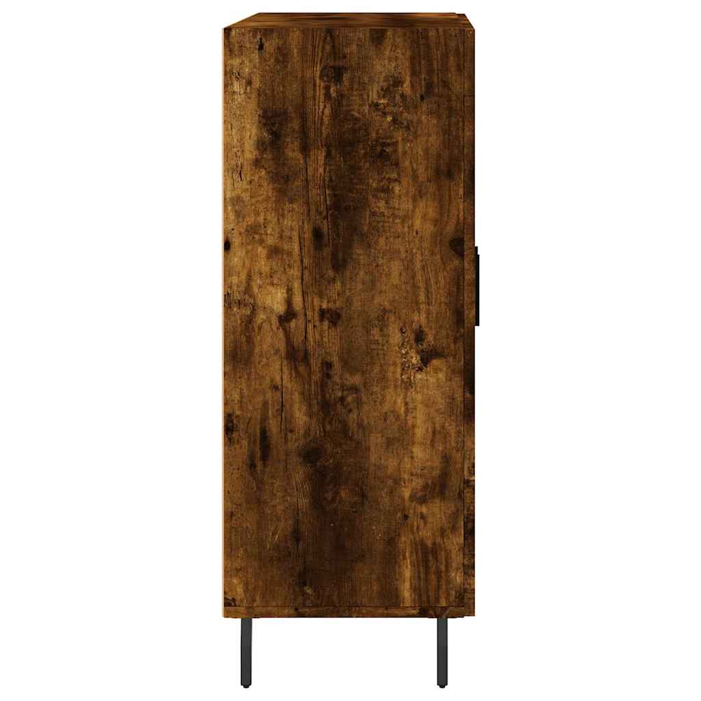 Dressoir 69,5x34x90 cm bewerkt hout gerookt eikenkleurig is nu te koop bij PeponiXL, paradijselijk wonen!