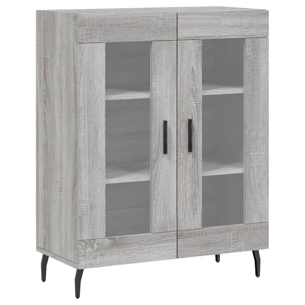 Dressoir 69,5x34x90 cm bewerkt hout grijs sonoma eikenkleurig is nu te koop bij PeponiXL, paradijselijk wonen!