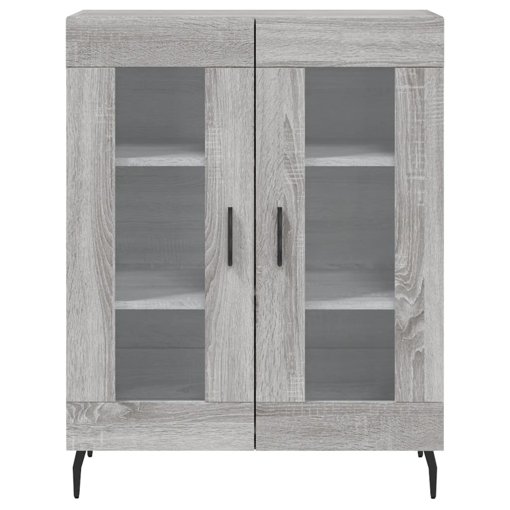 Dressoir 69,5x34x90 cm bewerkt hout grijs sonoma eikenkleurig is nu te koop bij PeponiXL, paradijselijk wonen!