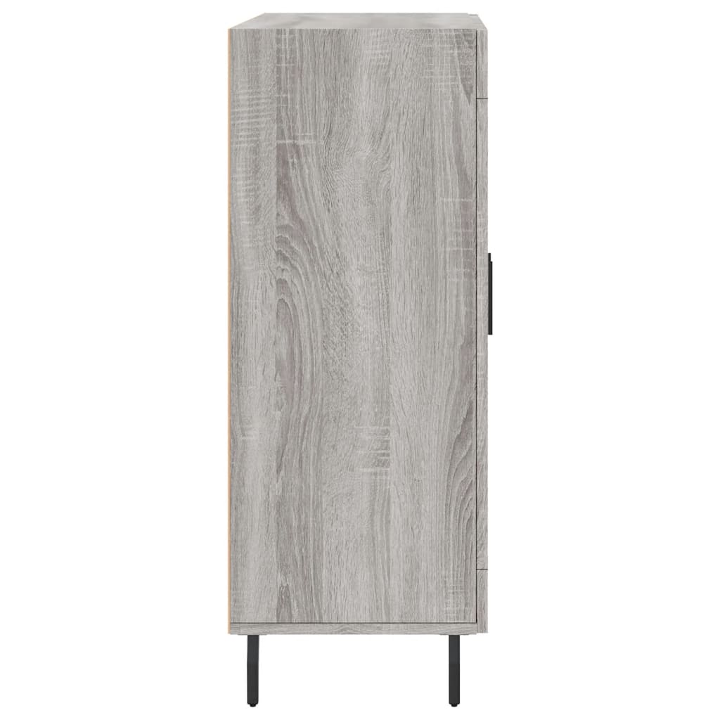 Dressoir 69,5x34x90 cm bewerkt hout grijs sonoma eikenkleurig is nu te koop bij PeponiXL, paradijselijk wonen!