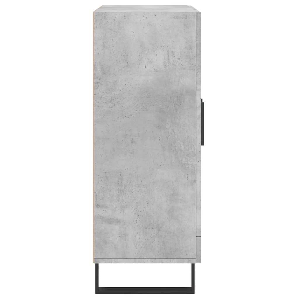 Dressoir 69,5x34x90 cm bewerkt hout betongrijs is nu te koop bij PeponiXL, paradijselijk wonen!