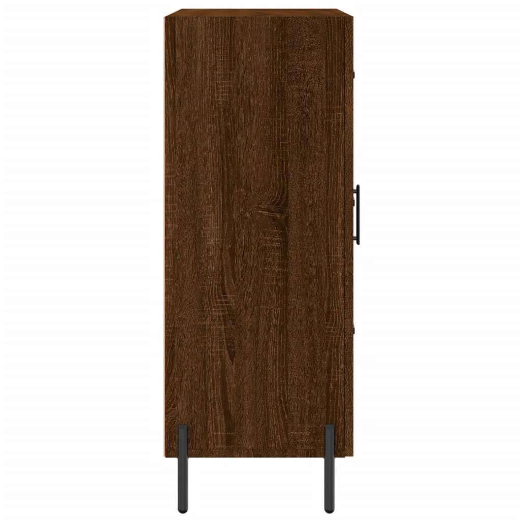 Dressoir 69,5x34x90 cm bewerkt hout bruin eikenkleur is nu te koop bij PeponiXL, paradijselijk wonen!