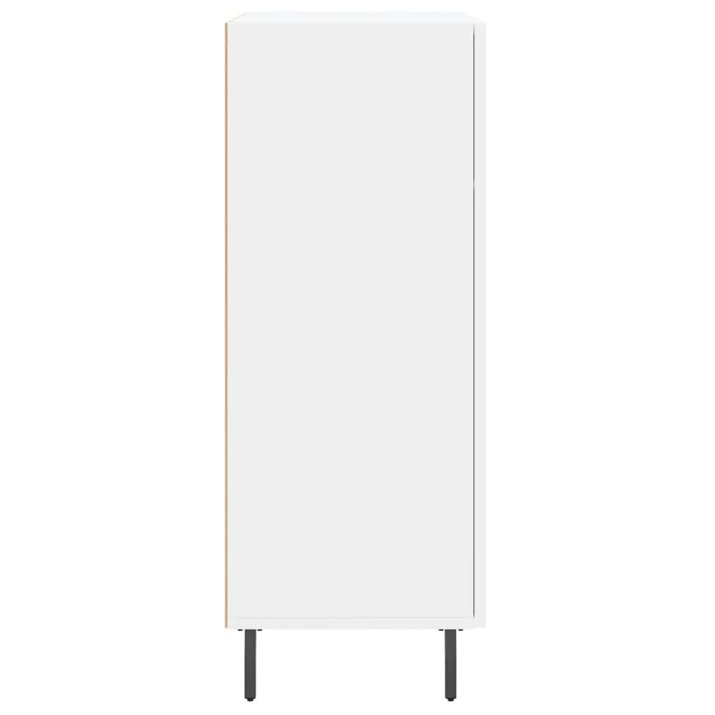 Dressoir 69,5x34x90 cm bewerkt hout wit is nu te koop bij PeponiXL, paradijselijk wonen!