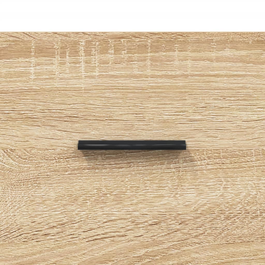 Dressoir 69,5x34x90 cm bewerkt hout sonoma eikenkleurig is nu te koop bij PeponiXL, paradijselijk wonen!