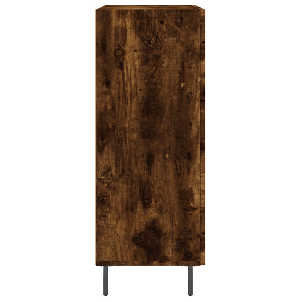 Dressoir 69,5x34x90 cm bewerkt hout gerookt eikenkleurig is nu te koop bij PeponiXL, paradijselijk wonen!