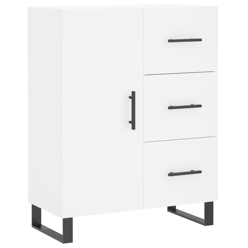 Dressoir 69,5x34x90 cm bewerkt hout wit is nu te koop bij PeponiXL, paradijselijk wonen!