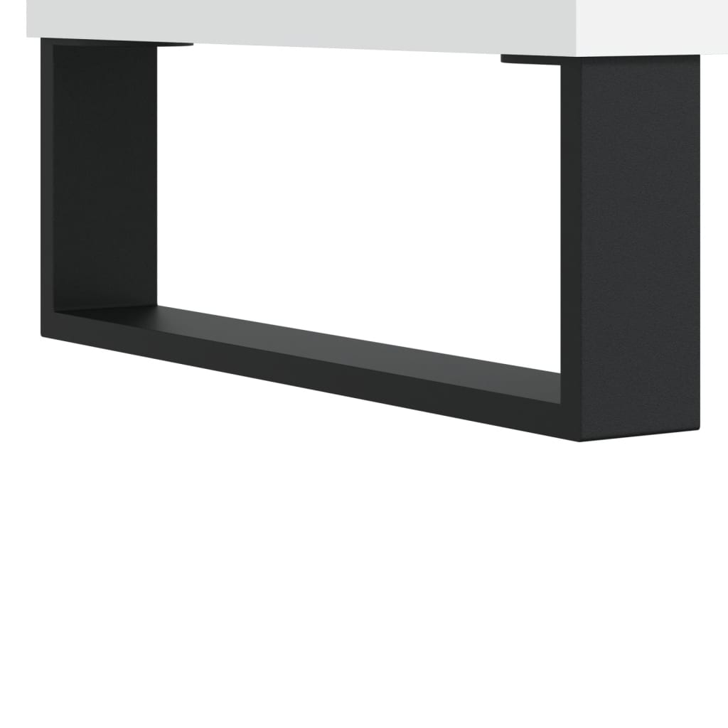 Dressoir 69,5x34x90 cm bewerkt hout wit is nu te koop bij PeponiXL, paradijselijk wonen!