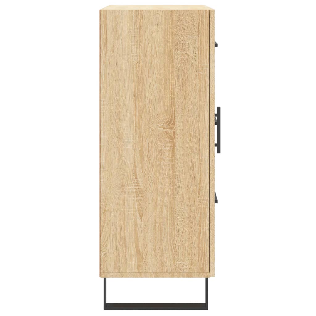 Dressoir 69,5x34x90 cm bewerkt hout sonoma eikenkleurig is nu te koop bij PeponiXL, paradijselijk wonen!