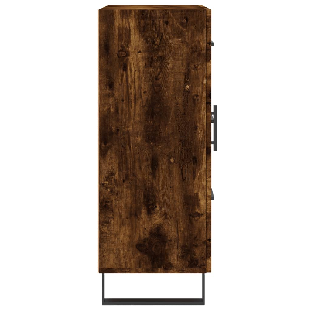 Dressoir 69,5x34x90 cm bewerkt hout gerookt eikenkleurig is nu te koop bij PeponiXL, paradijselijk wonen!