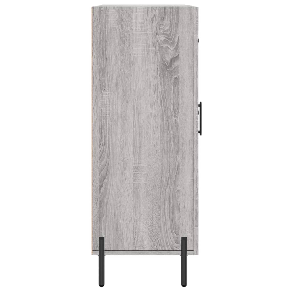 Dressoir 69,5x34x90 cm bewerkt hout grijs sonoma eikenkleurig is nu te koop bij PeponiXL, paradijselijk wonen!