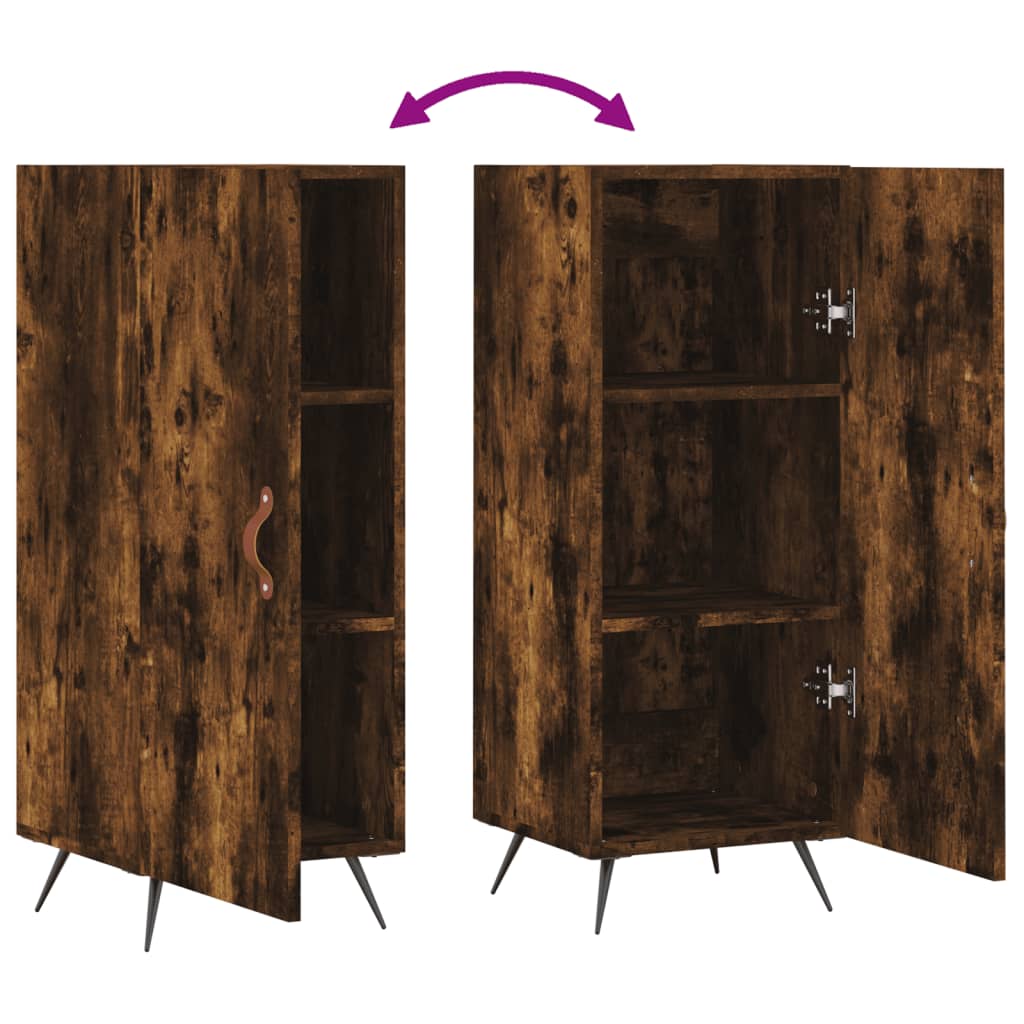 Dressoir 34,5x34x90 cm bewerkt hout gerookt eiken is nu te koop bij PeponiXL, paradijselijk wonen!