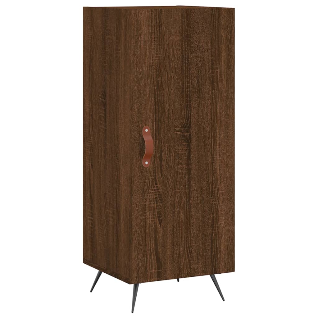 Dressoir 34,5x34x90 cm bewerkt hout bruin eikenkleur is nu te koop bij PeponiXL, paradijselijk wonen!