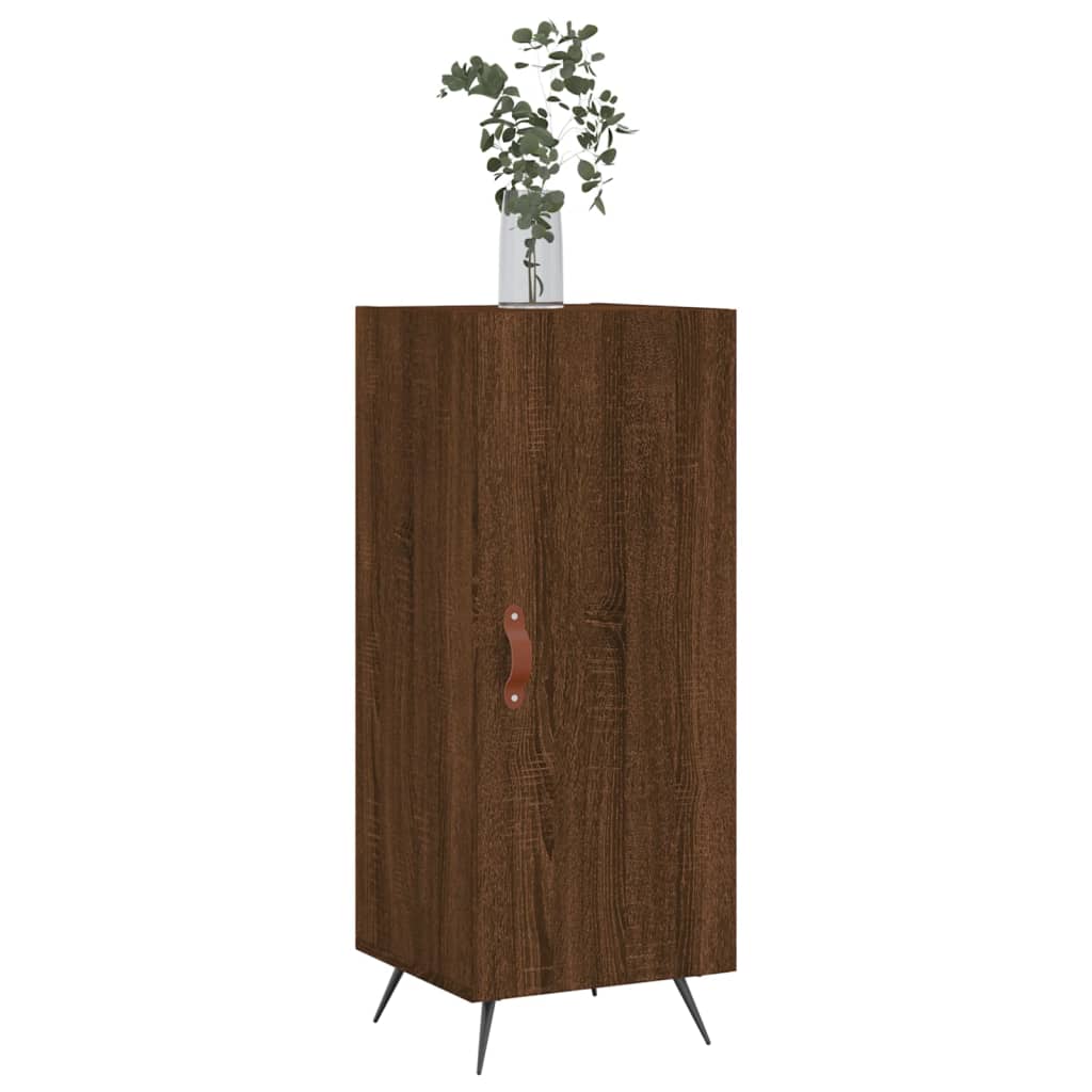 Dressoir 34,5x34x90 cm bewerkt hout bruin eikenkleur is nu te koop bij PeponiXL, paradijselijk wonen!