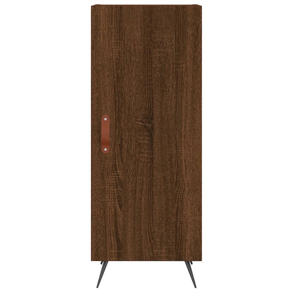 Dressoir 34,5x34x90 cm bewerkt hout bruin eikenkleur is nu te koop bij PeponiXL, paradijselijk wonen!