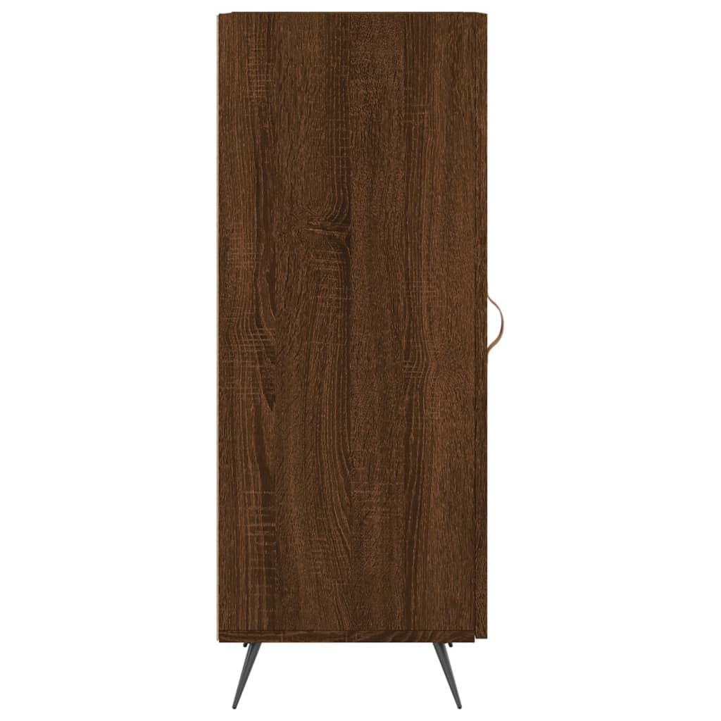 Dressoir 34,5x34x90 cm bewerkt hout bruin eikenkleur is nu te koop bij PeponiXL, paradijselijk wonen!