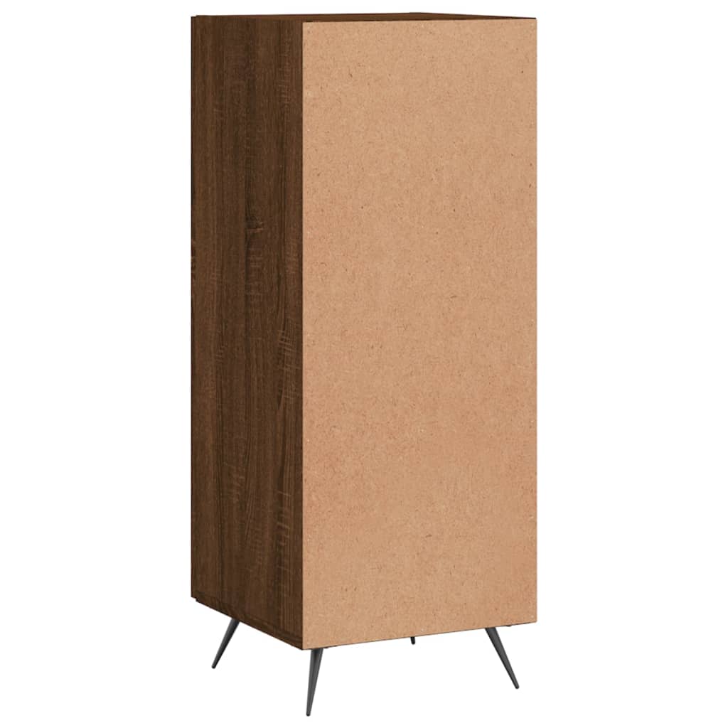 Dressoir 34,5x34x90 cm bewerkt hout bruin eikenkleur is nu te koop bij PeponiXL, paradijselijk wonen!