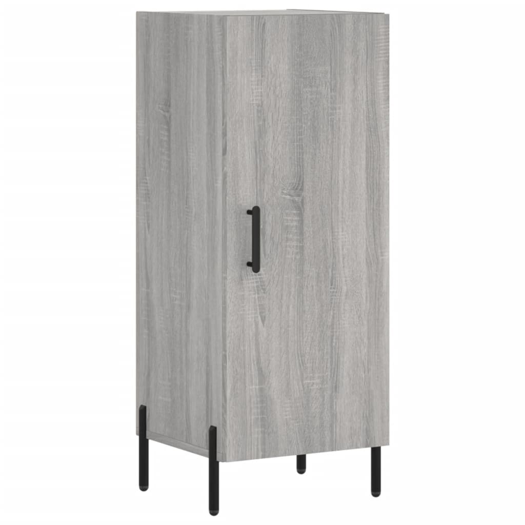 Dressoir 34,5x34x90 cm bewerkt hout grijs sonoma eikenkleurig is nu te koop bij PeponiXL, paradijselijk wonen!