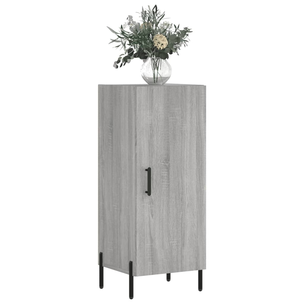 Dressoir 34,5x34x90 cm bewerkt hout grijs sonoma eikenkleurig is nu te koop bij PeponiXL, paradijselijk wonen!