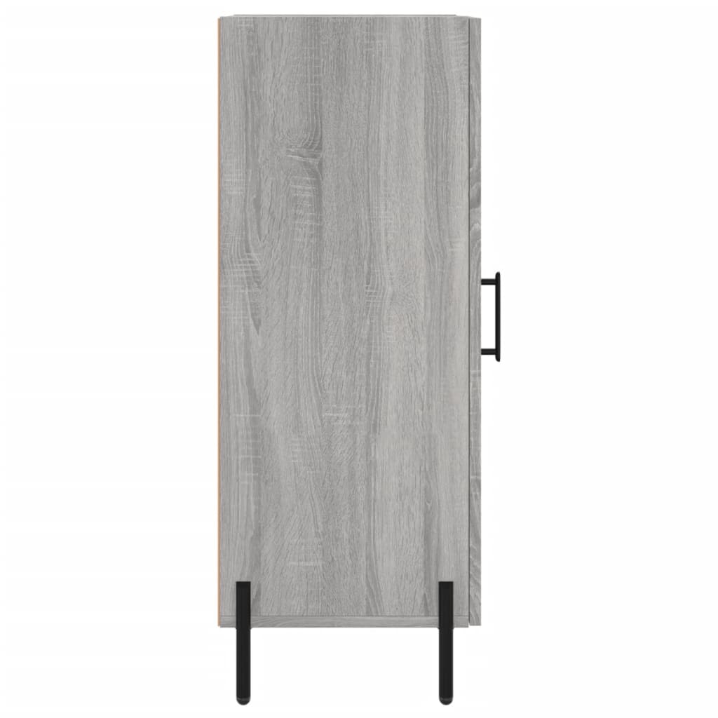 Dressoir 34,5x34x90 cm bewerkt hout grijs sonoma eikenkleurig is nu te koop bij PeponiXL, paradijselijk wonen!