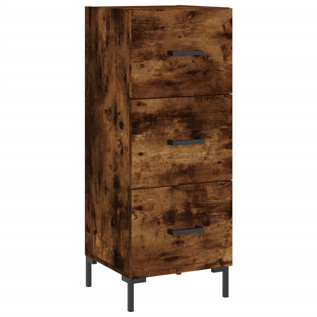 Dressoir 34,5x34x90 cm bewerkt hout gerookt eiken is nu te koop bij PeponiXL, paradijselijk wonen!