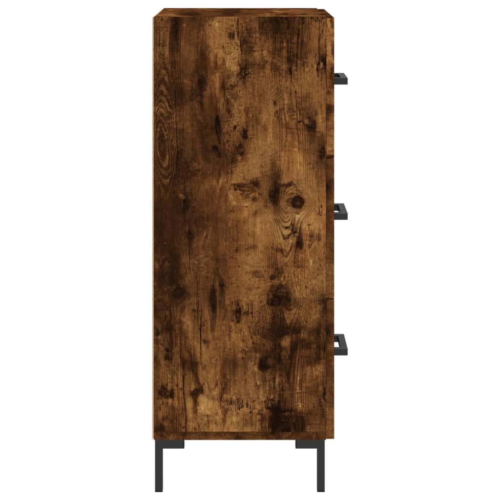 Dressoir 34,5x34x90 cm bewerkt hout gerookt eiken is nu te koop bij PeponiXL, paradijselijk wonen!