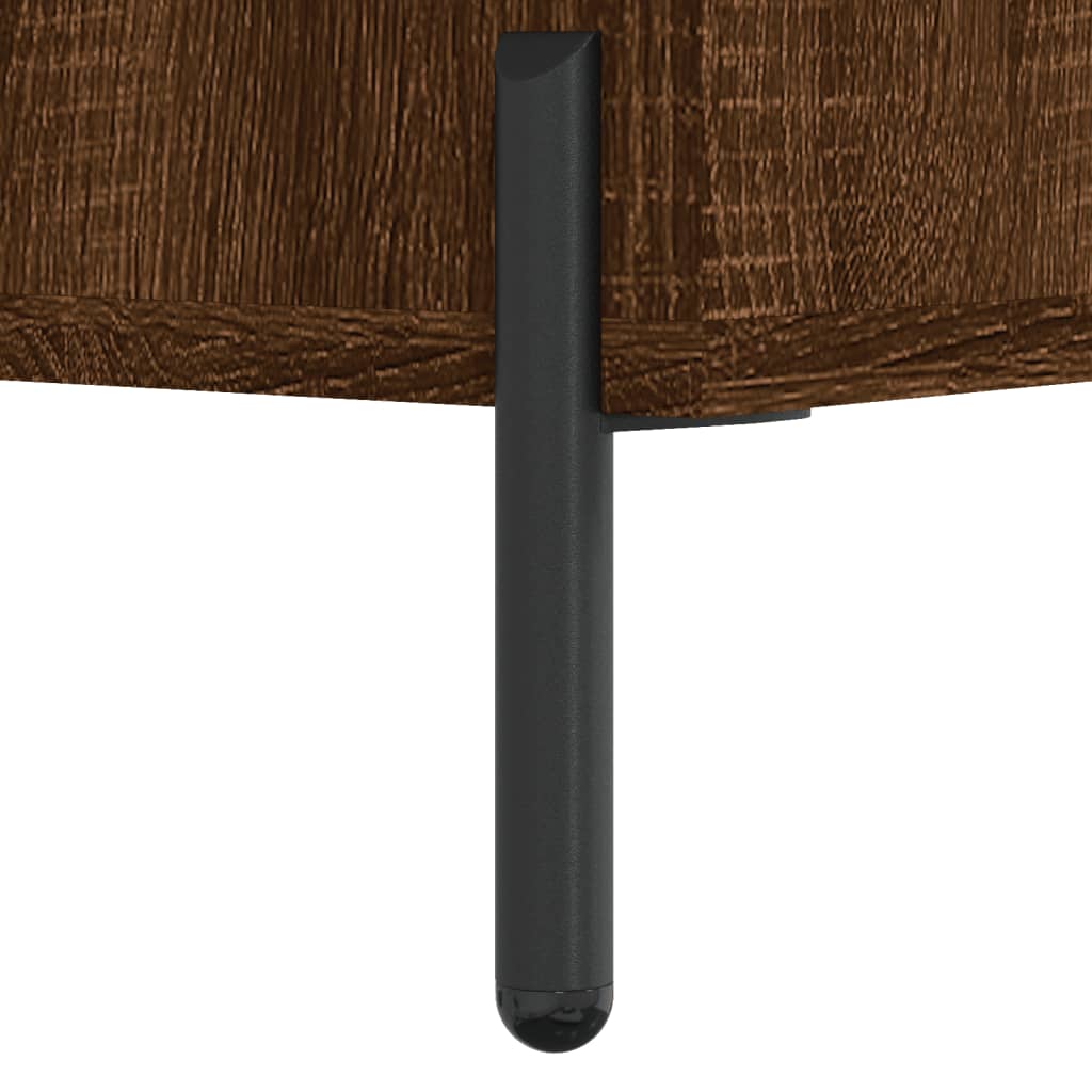 Dressoir 34,5x34x90 cm bewerkt hout bruin eikenkleur is nu te koop bij PeponiXL, paradijselijk wonen!