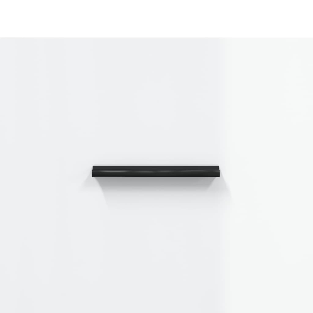 Dressoir 34,5x34x90 cm bewerkt hout hoogglans wit is nu te koop bij PeponiXL, paradijselijk wonen!