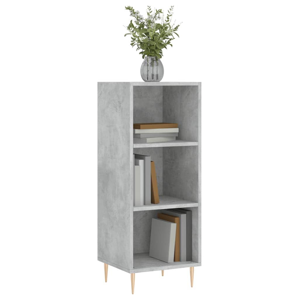 Dressoir 34,5x32,5x90 cm bewerkt hout betongrijs is nu te koop bij PeponiXL, paradijselijk wonen!