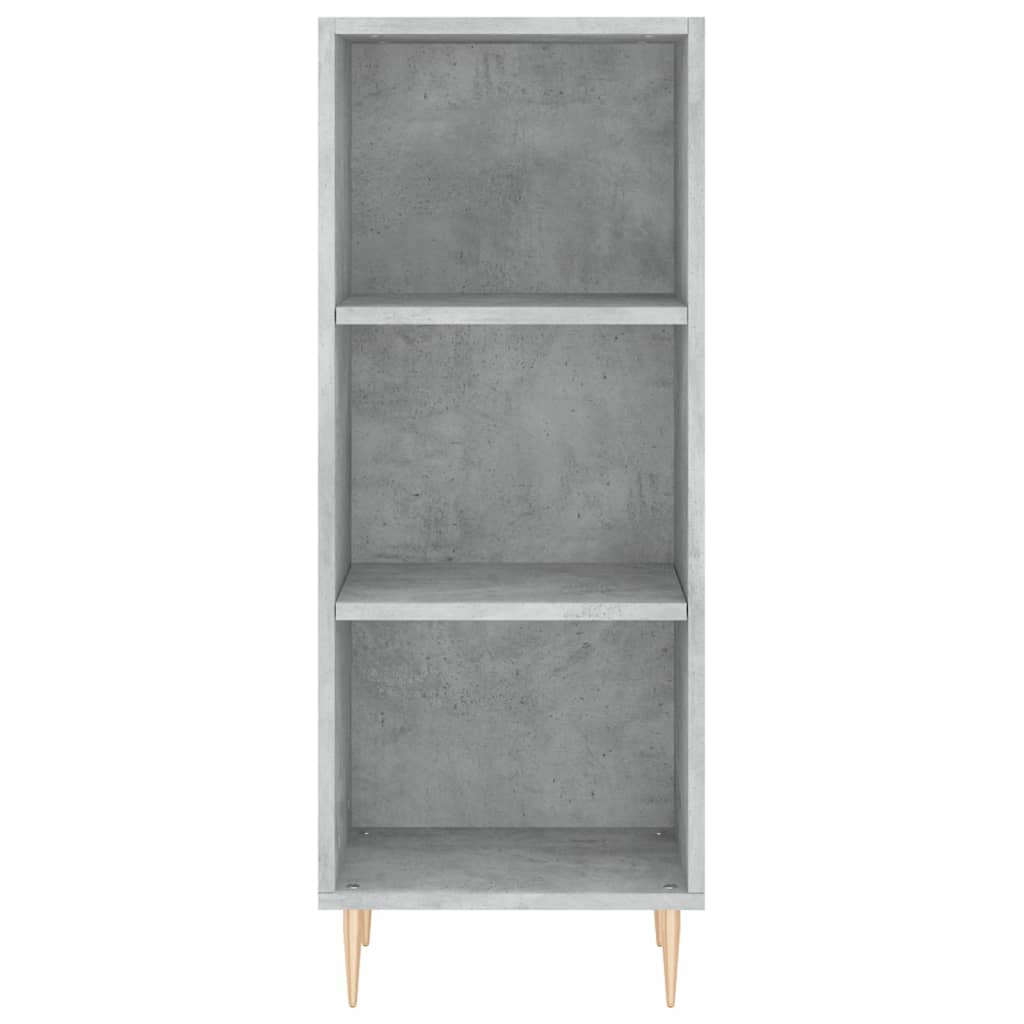 Dressoir 34,5x32,5x90 cm bewerkt hout betongrijs is nu te koop bij PeponiXL, paradijselijk wonen!