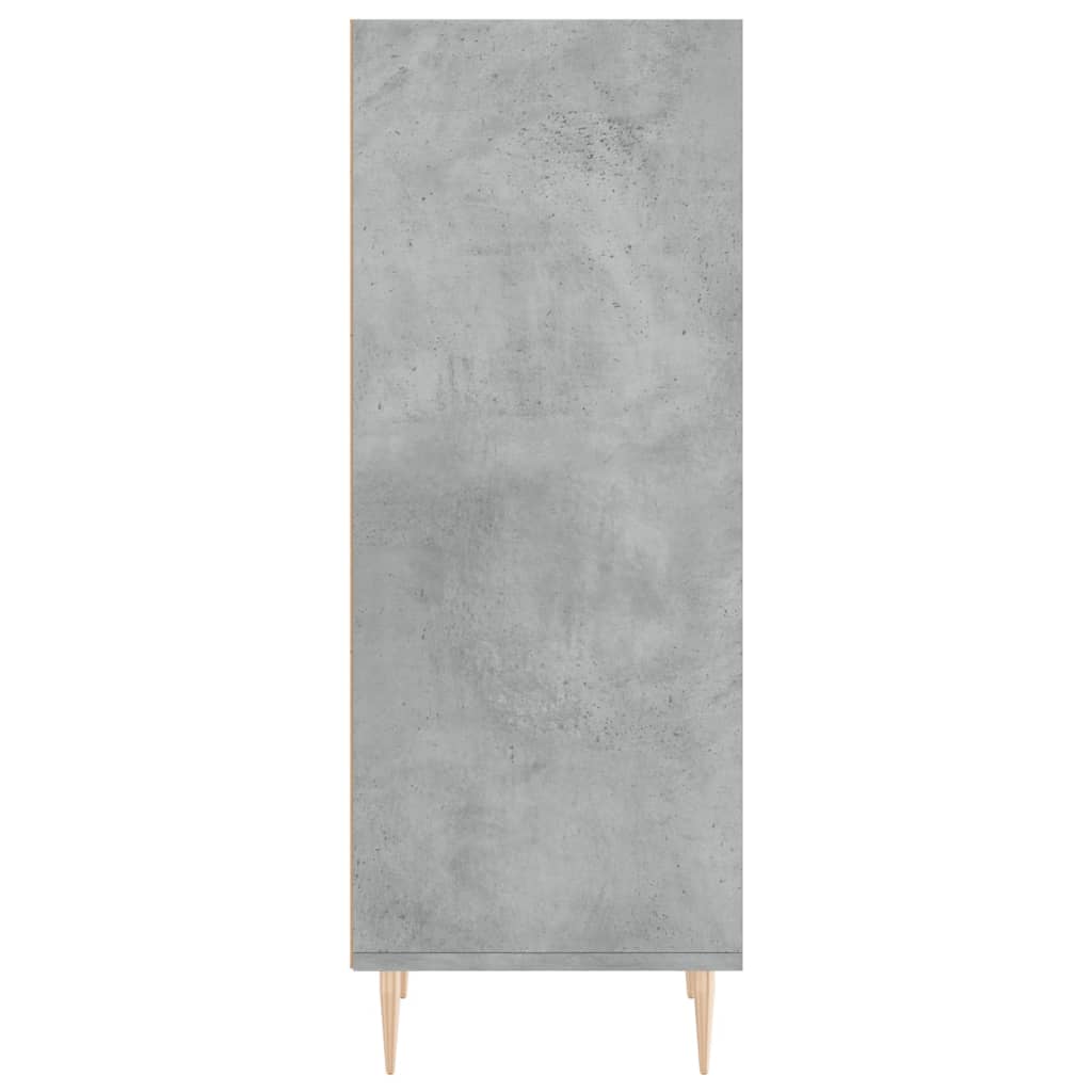 Dressoir 34,5x32,5x90 cm bewerkt hout betongrijs is nu te koop bij PeponiXL, paradijselijk wonen!