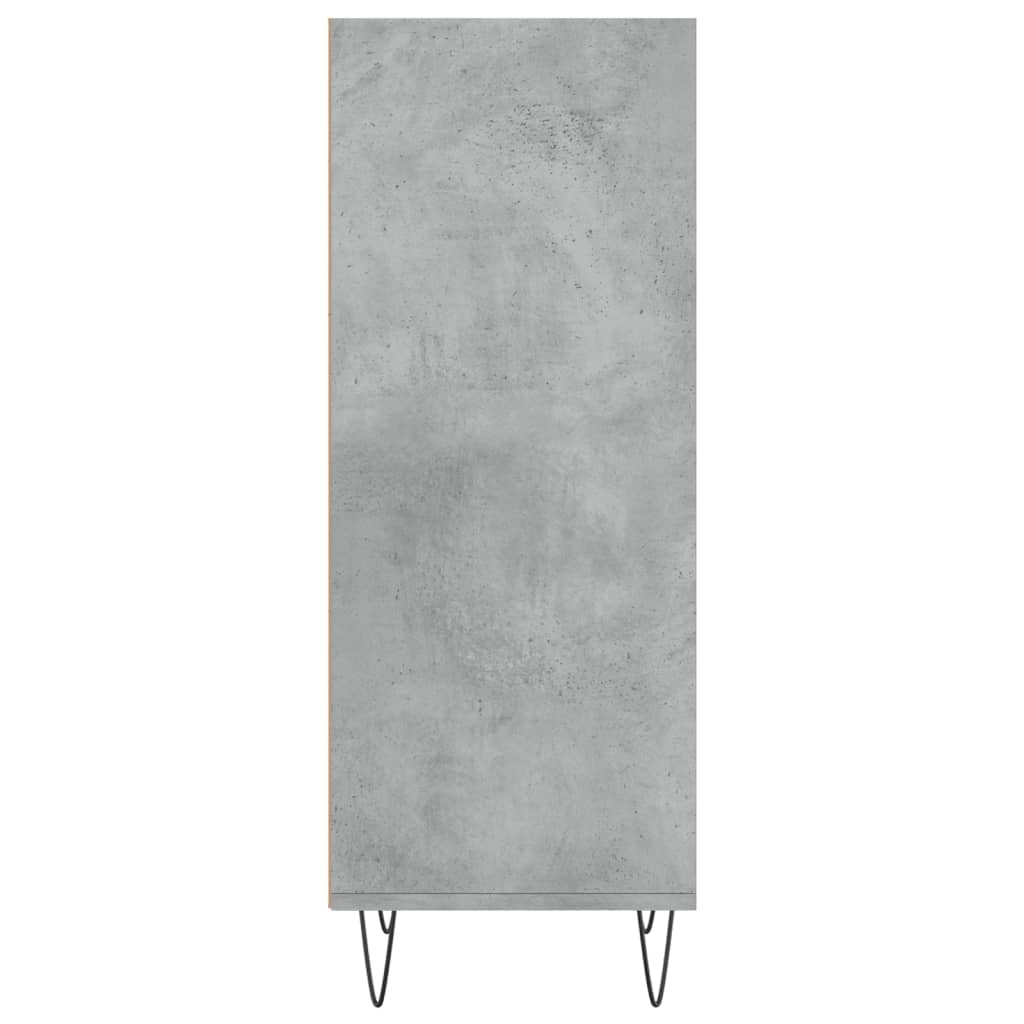 Dressoir 34,5x32,5x90 cm bewerkt hout betongrijs is nu te koop bij PeponiXL, paradijselijk wonen!
