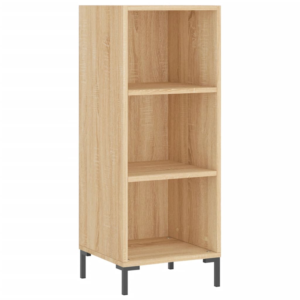 Dressoir 34,5x32,5x90 cm bewerkt hout sonoma eikenkleurig is nu te koop bij PeponiXL, paradijselijk wonen!